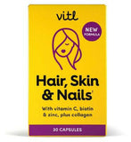 Vitl Hair, Skin & Nails Capsules 30s General Health & Remedies Boots