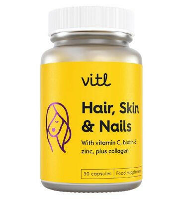 Vitl Hair, Skin & Nails Capsules 30s General Health & Remedies Boots