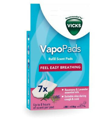 Vicks VapoPads Refill Scent Pads - Rosemary & Lavender x 7 General Health & Remedies Boots