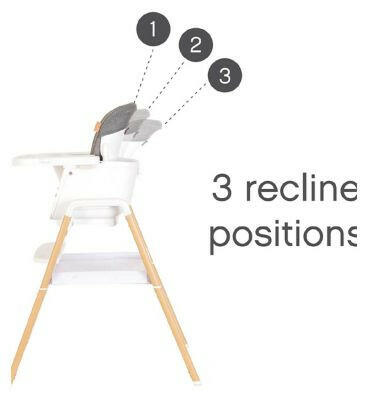 Tutti Bambini Nova Evolutionary Highchair - White/Oak GOODS Boots