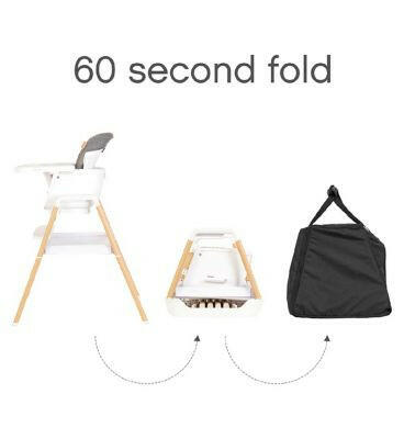 Tutti Bambini Nova Evolutionary Highchair - White/Oak GOODS Boots