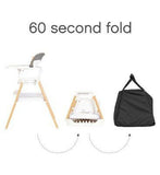 Tutti Bambini Nova Evolutionary Highchair - White/Oak GOODS Boots