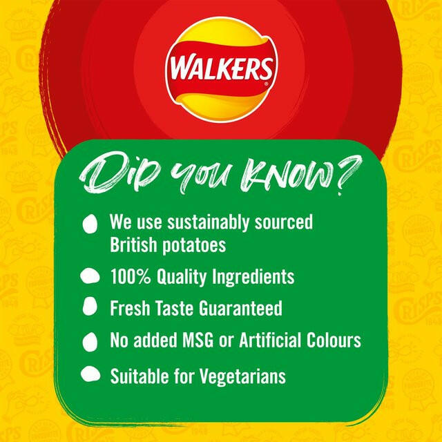 Walkers Smoky Bacon Multipack Crisps GOODS ASDA