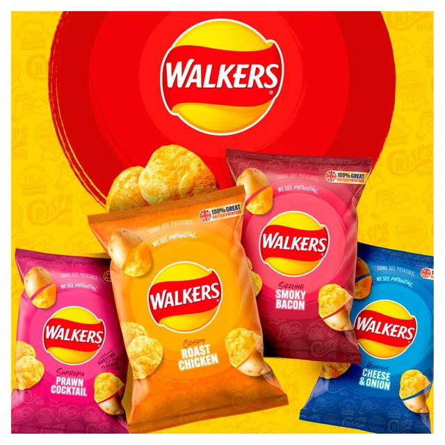 Walkers Smoky Bacon Multipack Crisps GOODS ASDA