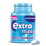 Wrigley's Extra Mints Peppermint Sugar Free Bottle 70 Pieces Snacks & Confectionery ASDA