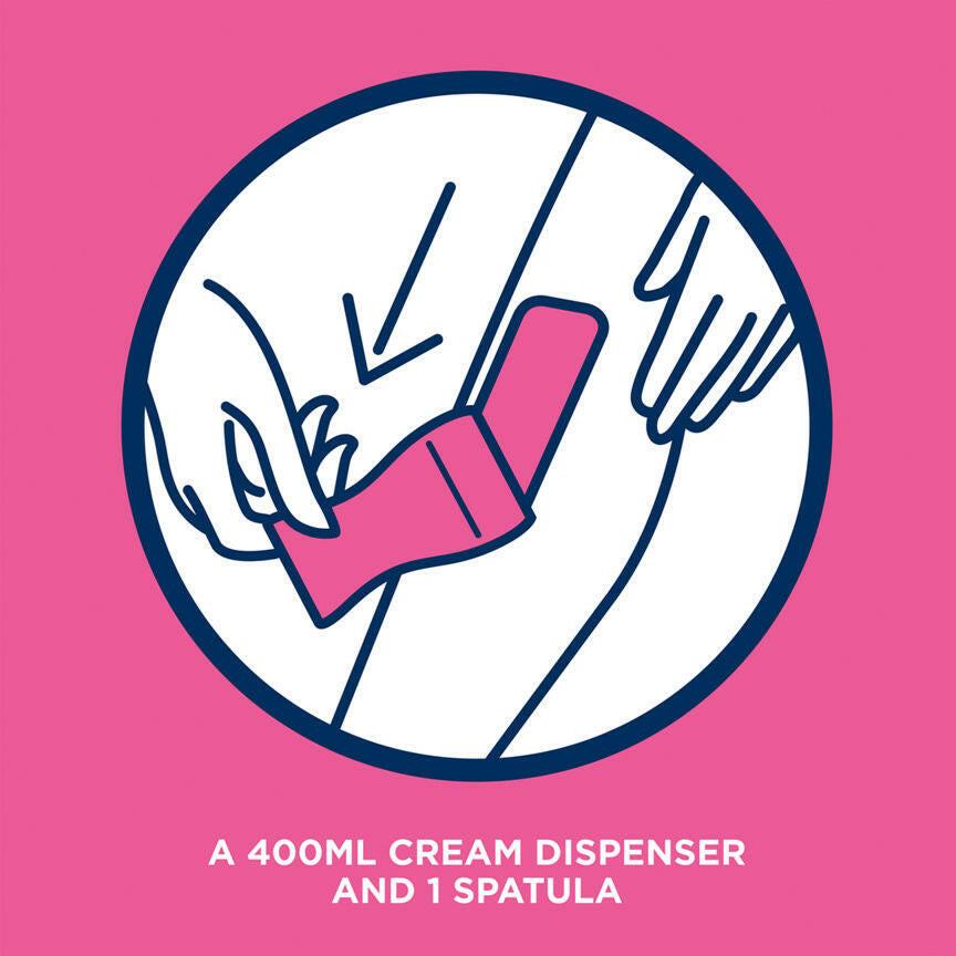 Veet Pure Hair Removal Cream Body & Legs for Sensitive Skin 400ml Women's Toiletries ASDA