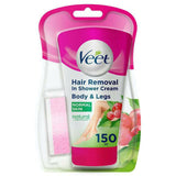 Veet In Shower Hair Removal Cream Body & Legs for Sensitive Skin 150ml GOODS Sainsburys