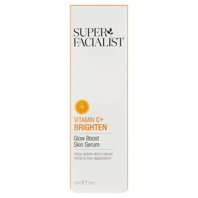 Super Facialist Glow Boost Skin Serum 30ml face & body skincare Sainsburys