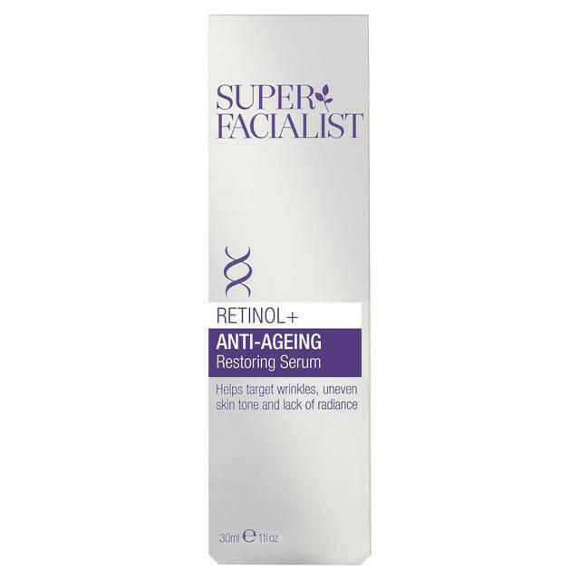Super Facialist Retinol+ Anti-Ageing Restoring Serum 30ml All Sainsburys