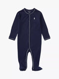 Ralph Lauren Baby Essential Coverall, French Navy - McGrocer