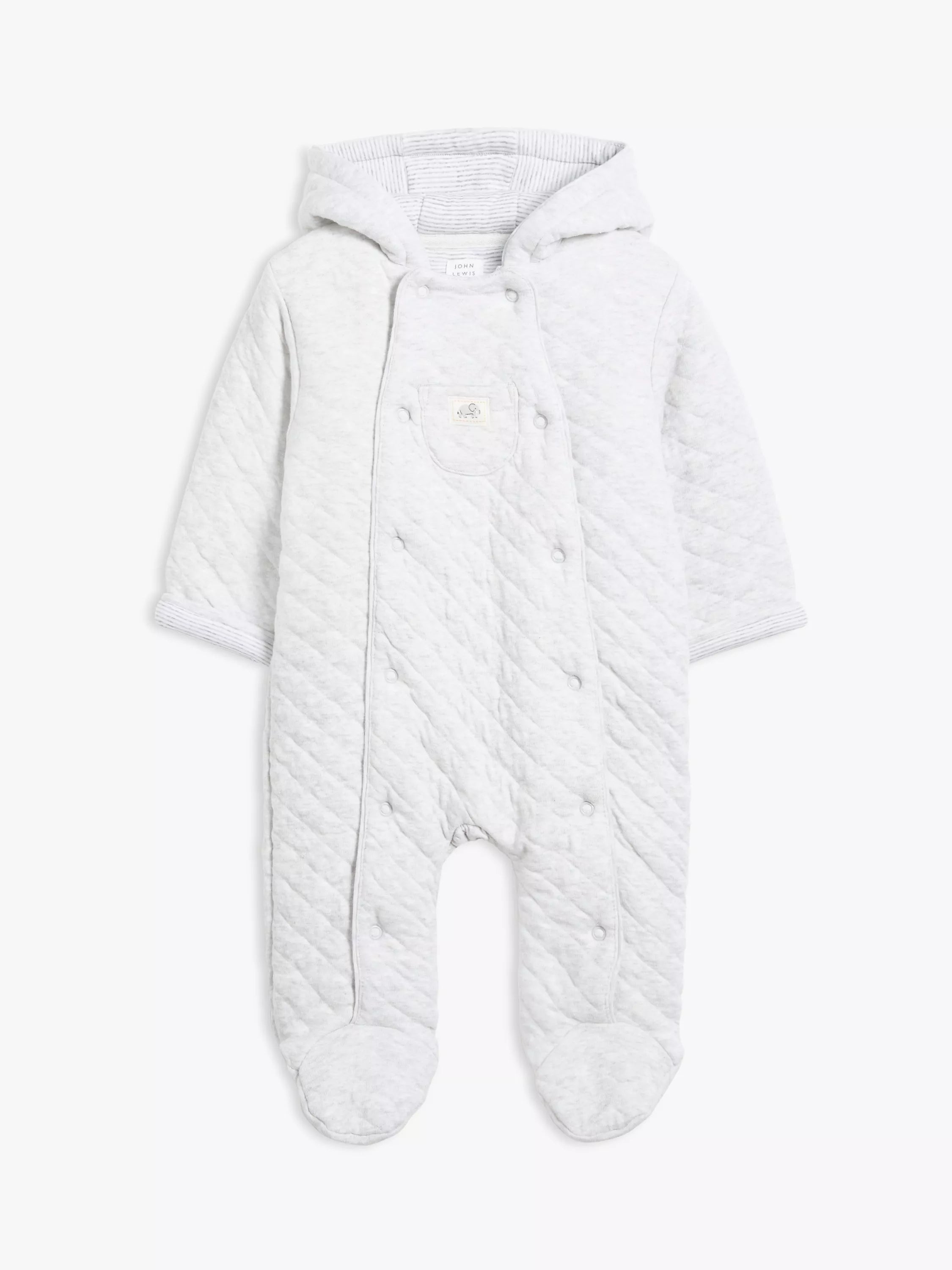 John Lewis Baby Quilt Wadded Pramsuit - McGrocer