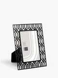 John Lewis Geometric Metal Photo Frame, Black - McGrocer