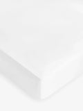 John Lewis Soft & Silky Egyptian Cotton Sateen 400 Thread Count Fitted Sheet - McGrocer