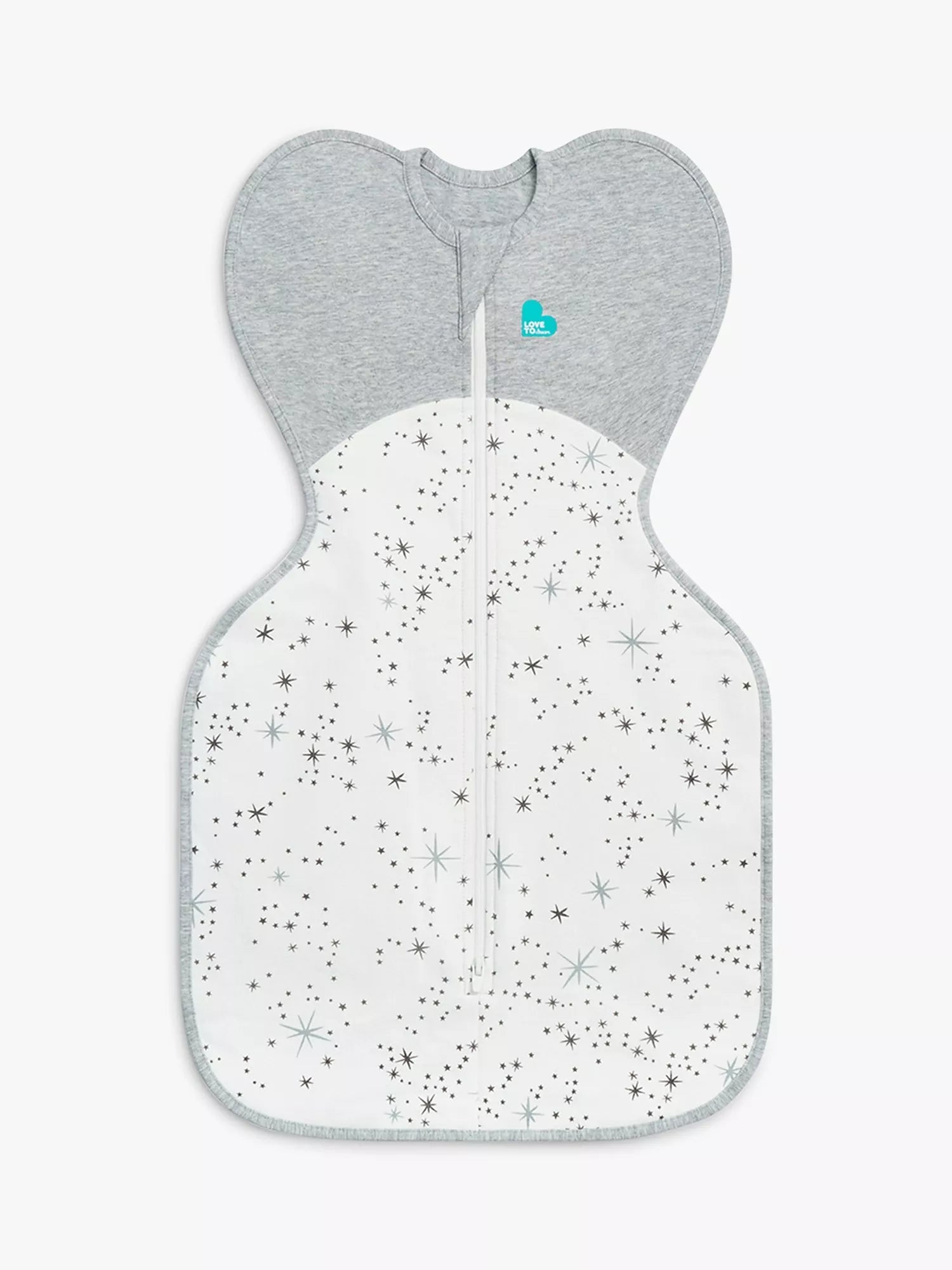 Love to Dream Swaddle Up All Seasons Stage 1 Baby Sleeping Bag, 1 Tog, White - McGrocer