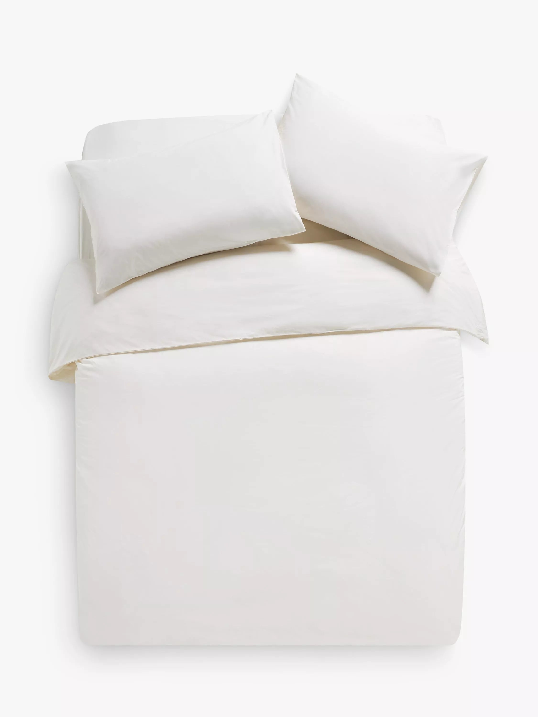 John Lewis Crisp & Fresh 325 Thread Count Anti Allergy Duvet Cover Set - McGrocer