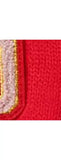 Small Stuff Kids' Initial Knitted Gloves, Red/Multi - McGrocer