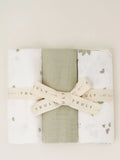 Truly Baby Cotton Muslin Cloths, Pack of 3, Multi - McGrocer