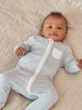 MORI Baby Clever Zip Pocket Sleepsuit - McGrocer