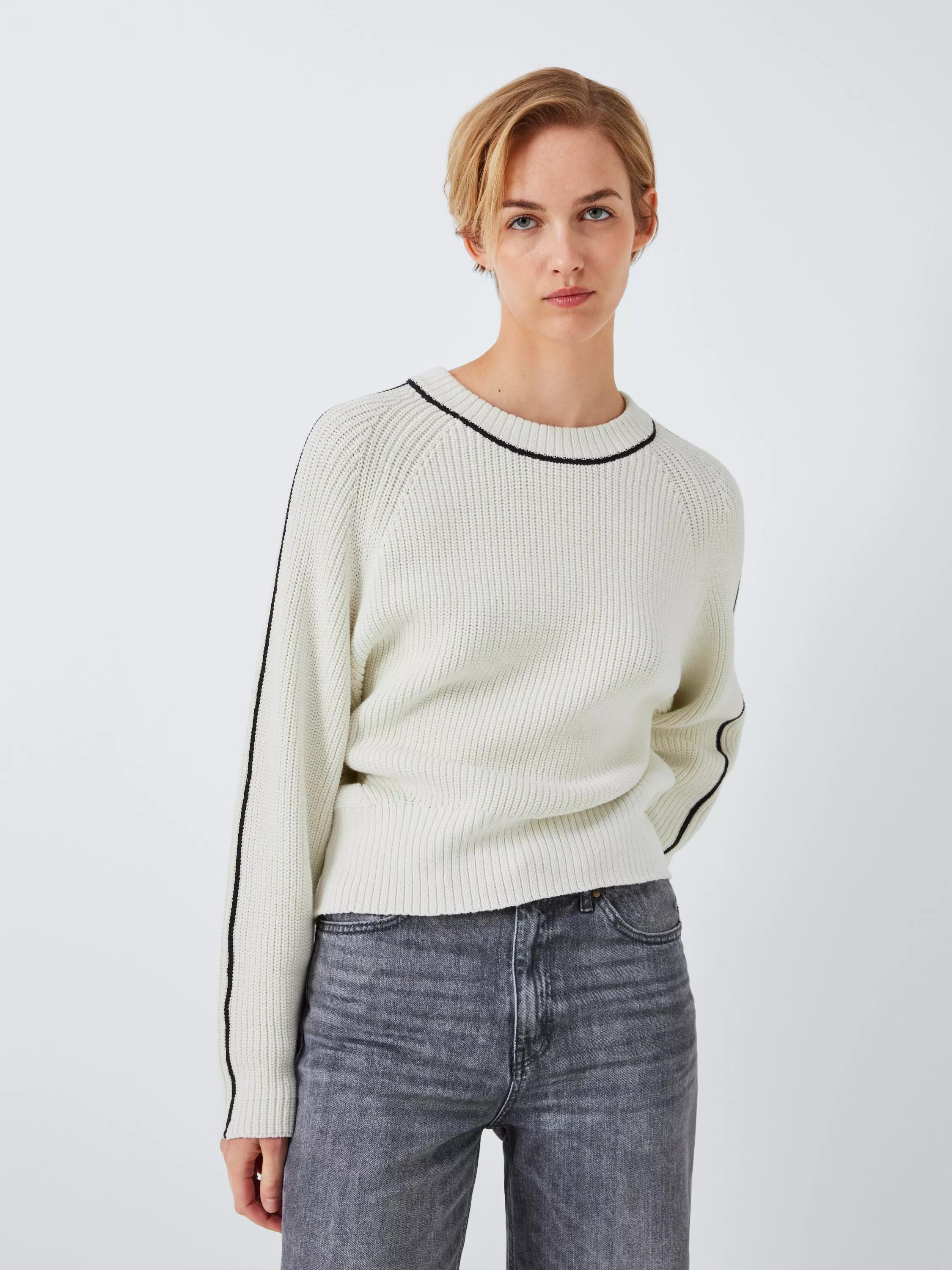 John Lewis ANYDAY Tipping Relaxed Jumper - McGrocer