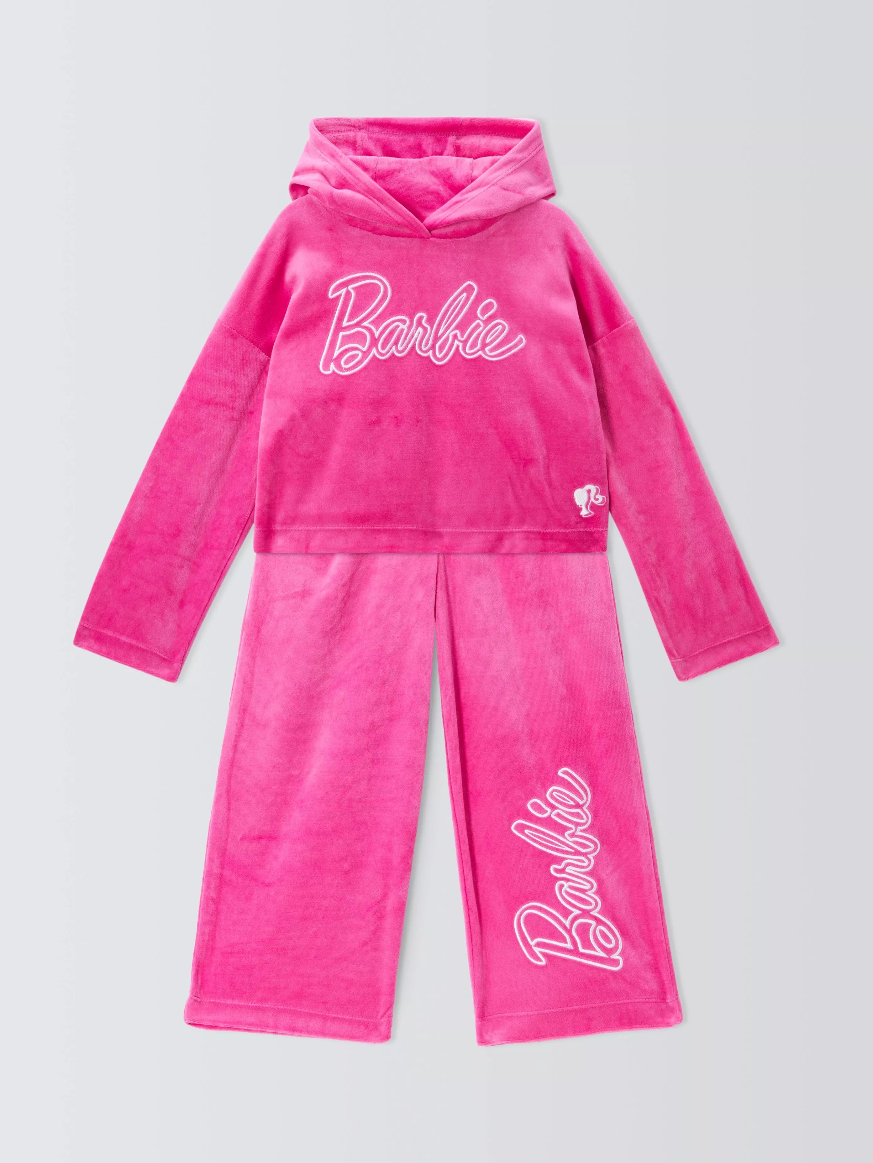Barbie Kids' Brand Threads Barbie Tracksuit, Pink Mid - McGrocer