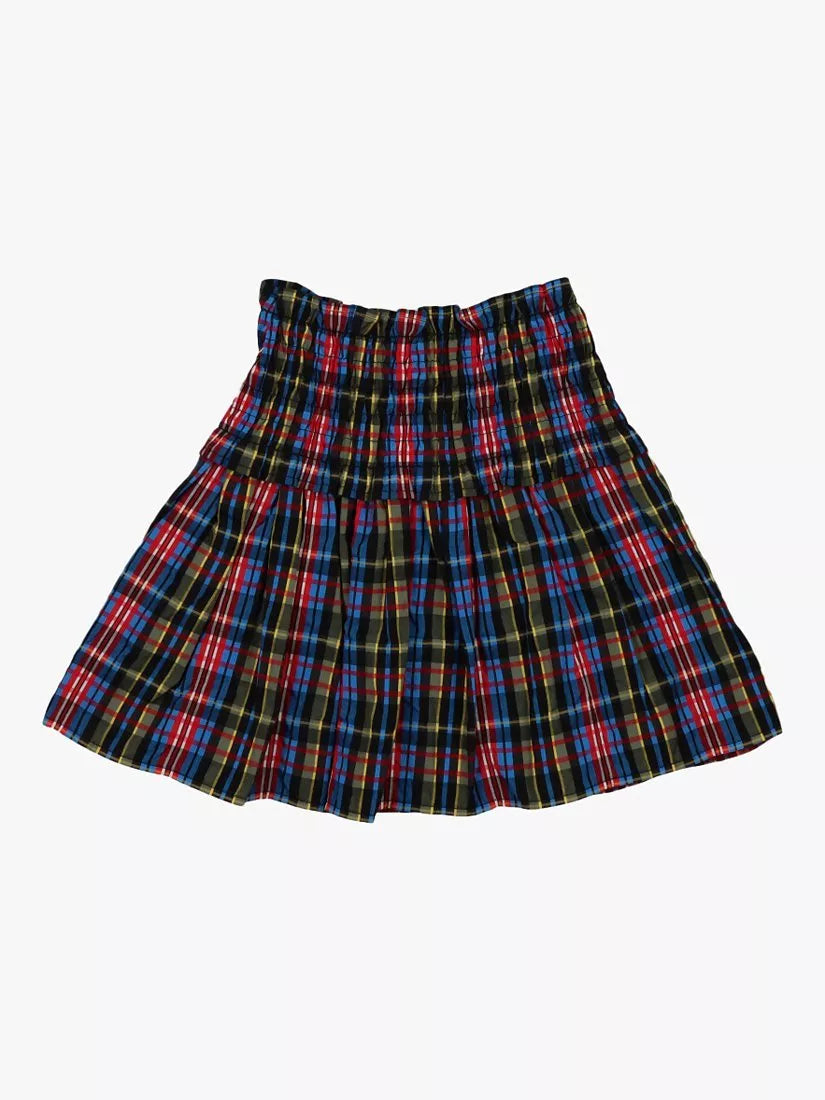 The New Society Kids Mars Tartan Mini Skirt, Tartan - McGrocer