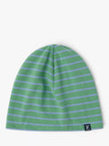 Polarn O. Pyret Kids' Organic Cotton Stripe Beanie Hat, Green - McGrocer