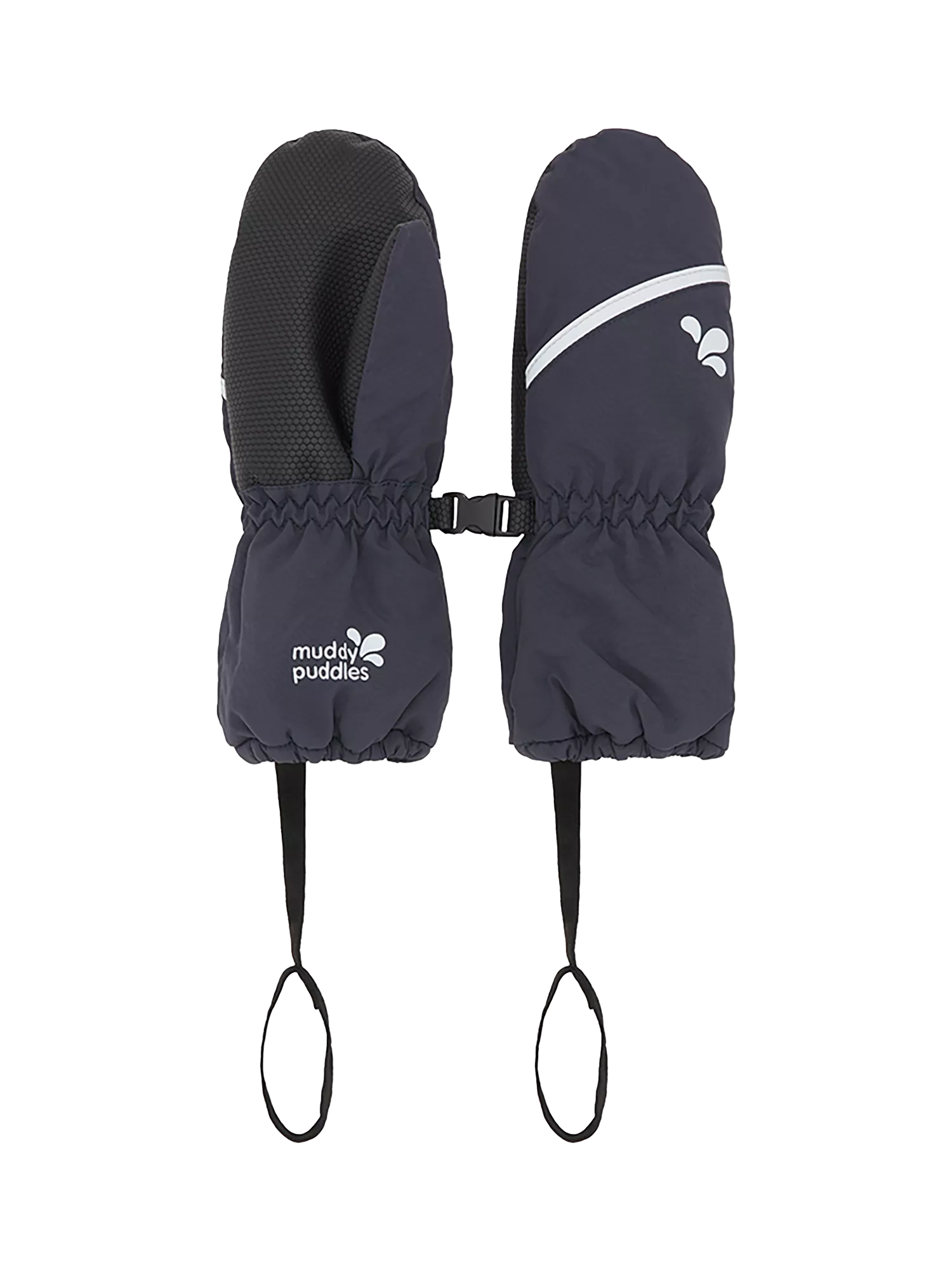 Muddy Puddles Kids' Waterproof Mittens, Navy Blue - McGrocer
