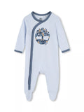 Timberland Baby Logo Onesie, Pale Blue - McGrocer
