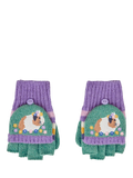 JoJo Maman Bébé Kids' Guinea Pig Stripe Gloves, Green/Multi - McGrocer