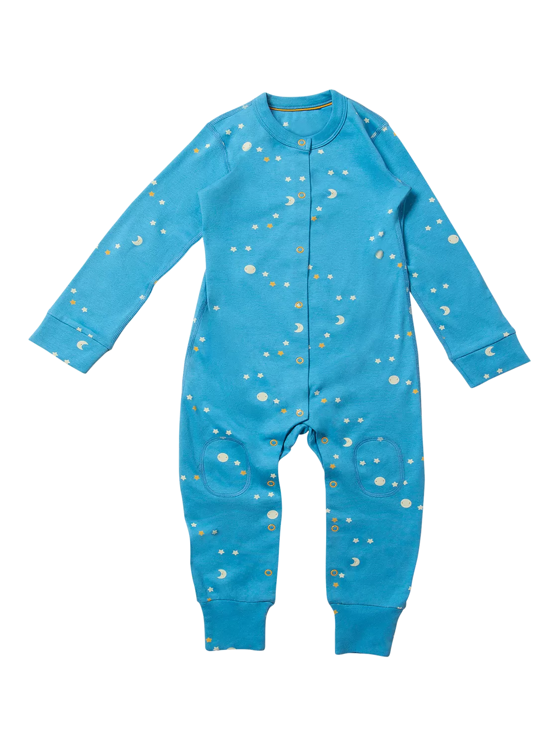 Little Green Radicals Baby Dawn Adaptive Onesie, Blue/Multi - McGrocer