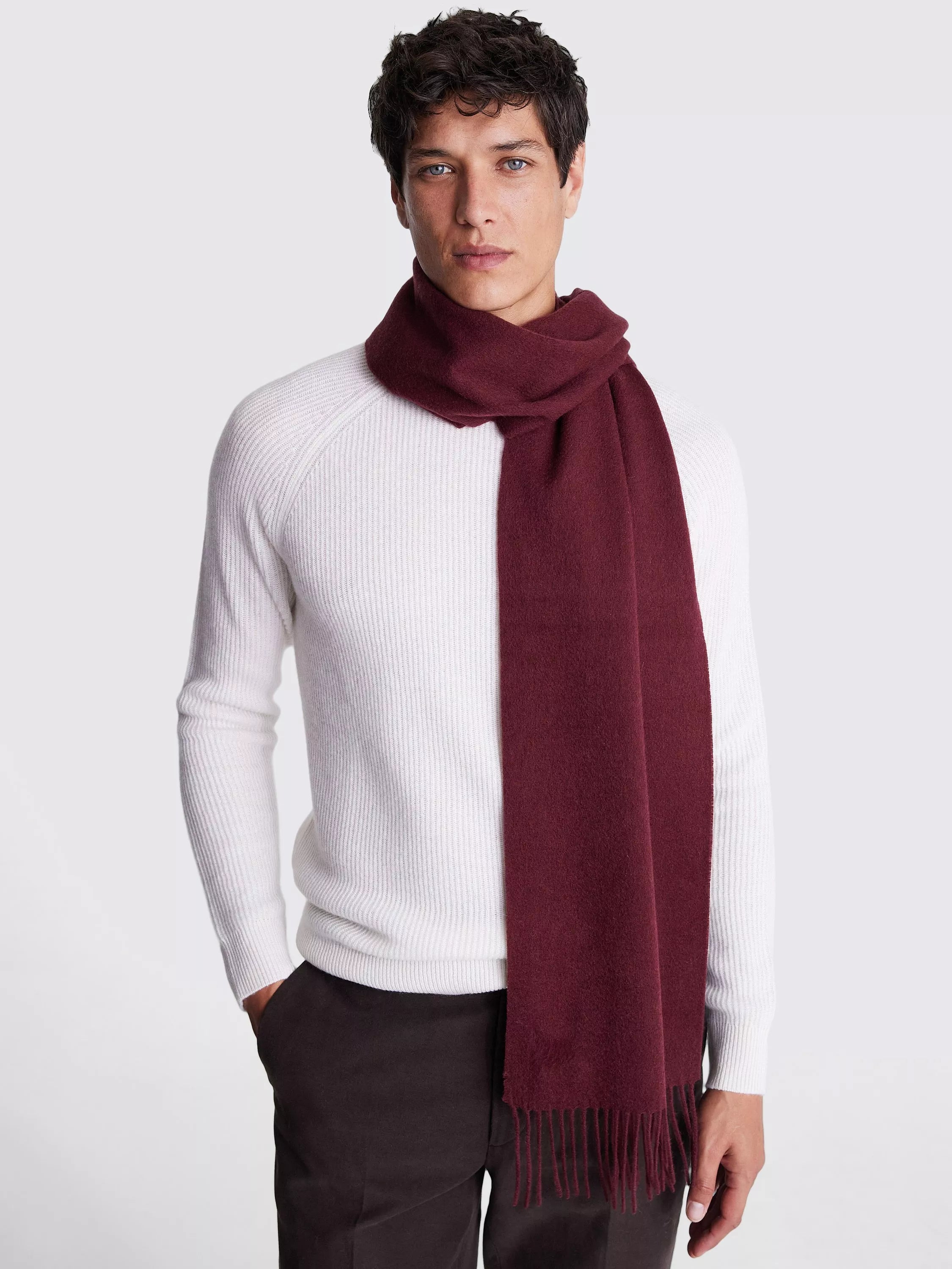 Moss Cashmere Wool Blend Scarf - McGrocer