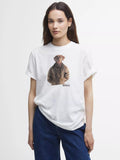 Barbour Belsay Dog Graphic T-Shirt, White - McGrocer
