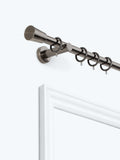 Fixed Metal Curtain Pole Kit With Cone Finial Dia 28Mm