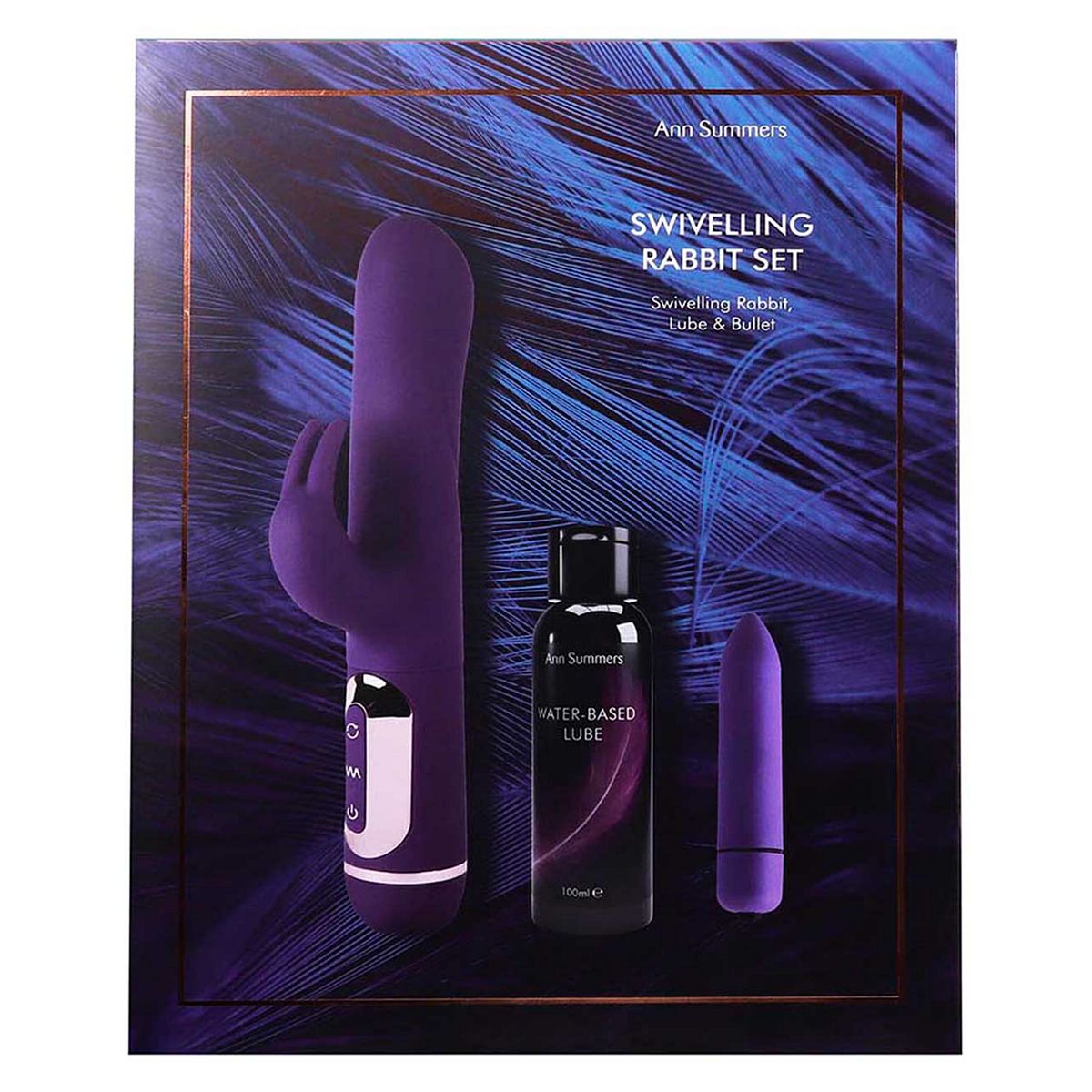 Ann Summers Swiveling Rabbit Set Purple - McGrocer