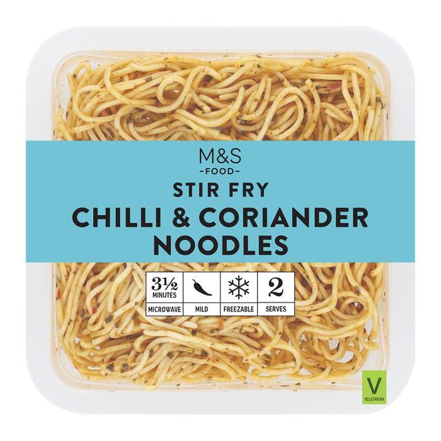 M&S Chilli & Coriander Noodles   300g - McGrocer