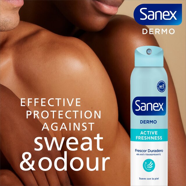 Sanex Active Freshness 48h Antiperspirant Spray Deodorant   200ml - McGrocer