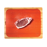 Seville Classics Bamboo Cutting Board with 7 Colour Coded Chopping Mats - McGrocer