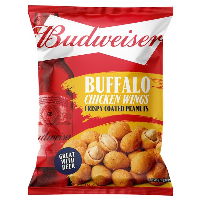 Budweiser Buffalo Chicken Wings Crispy Coated Peanuts   150g - McGrocer