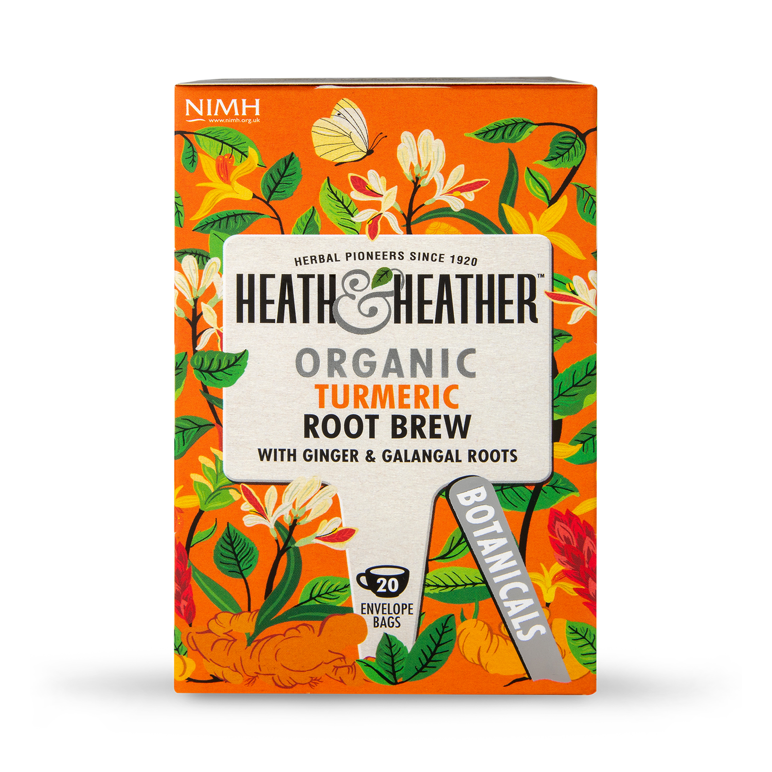 Heath & Heather Organic Green Tea with Coconut 20 Tea Bags - 998545