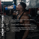 USN Blue Lab Whey Premium Protein Powder Strawberry 908g - McGrocer