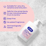E45 Emollient Wash Cream gentle cleansing for very dry skin Pump   250ml - McGrocer