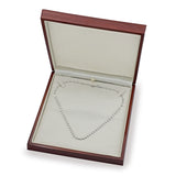 3.00ctw Round Brilliant Cut Diamond Necklace, 18ct White Gold - McGrocer