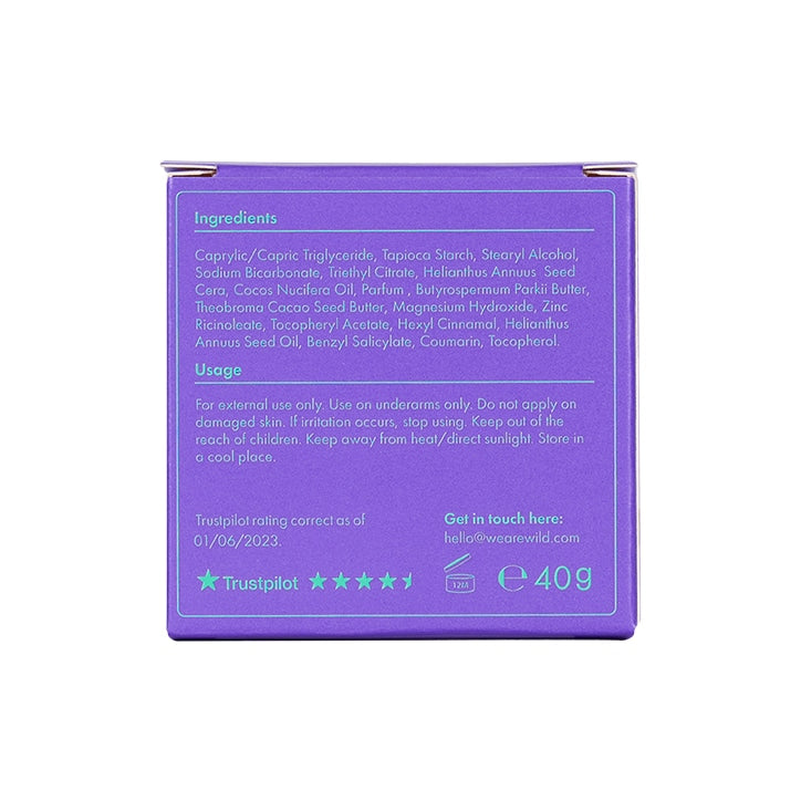 WILD Pomegranate & Pink Peppercorn Natural Deodorant Refill 40g GOODS Holland&Barrett