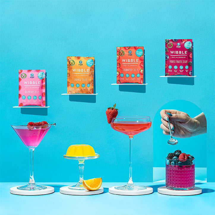 Wibble Raspberry Vegan Jelly Crystals 57g GOODS Holland&Barrett