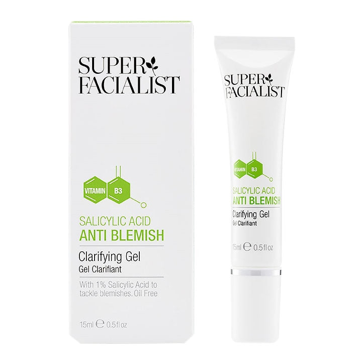 Super Facialist Salicylic Acid Anti-Blemish Clarifying Gel 15ml GOODS Holland&Barrett