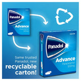 Panadol Advance Paracetamol Pain Killers 500mg Tablets    16 per pack - McGrocer