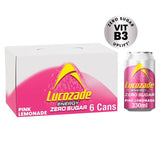 Lucozade Zero Pink Lemonade   6 x 330ml - McGrocer