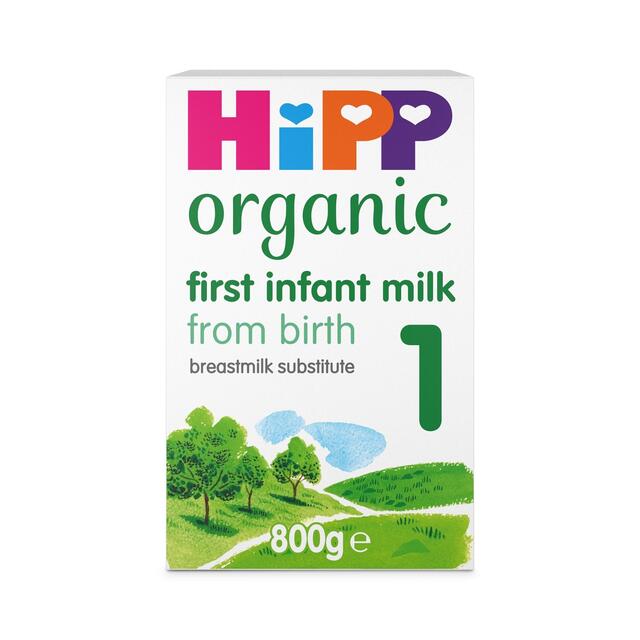 HiPP Organic 1 First Infant Baby Milk Powder Formula From Birth    800g - McGrocer