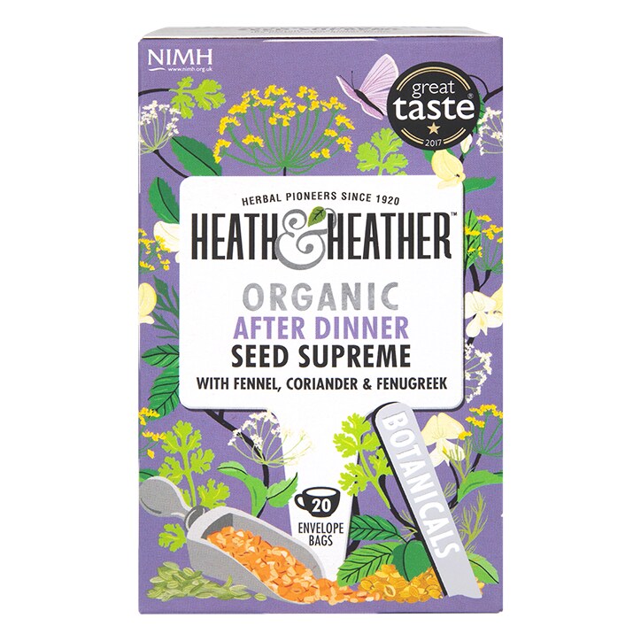 Heath & Heather Organic Super Seeds 20 Tea Bags - McGrocer