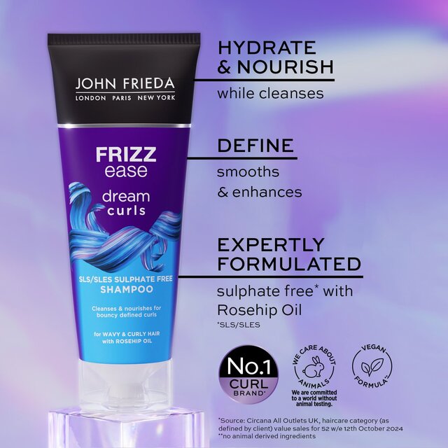 John Frieda Frizz Ease Dream Curls Shampoo   250ml - McGrocer